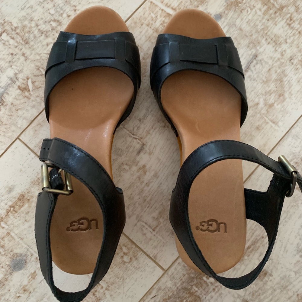 Uggs heels women’s size 5 worn once!